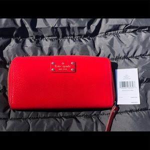 Kate Spade Wellesley leather wallet